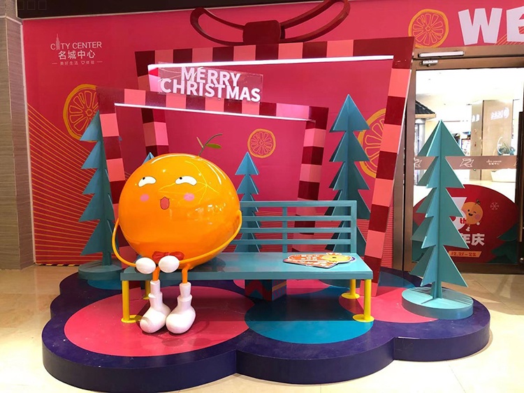 玻璃鋼卡通表情包雕塑創(chuàng)意擺件