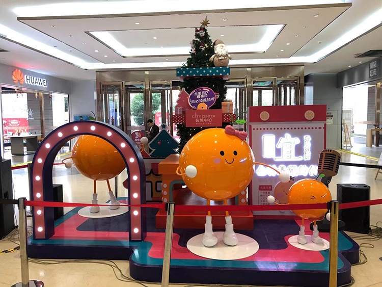 玻璃鋼卡通表情包雕塑創(chuàng)意擺件