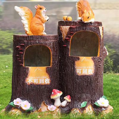 玻璃鋼樹狀垃圾桶 玻璃鋼樹狀垃圾桶