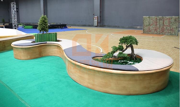 玻璃鋼S形樹池坐凳