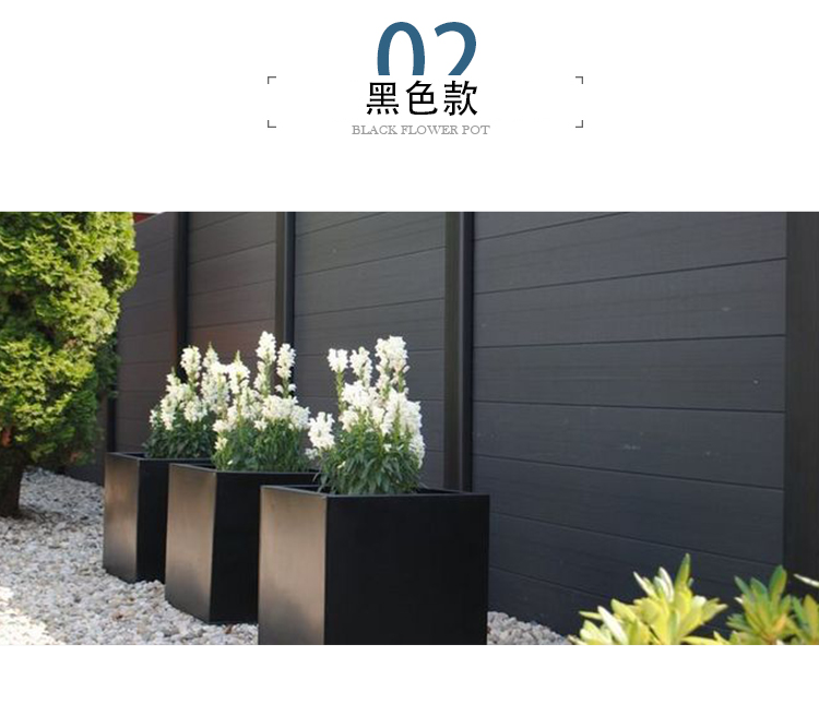 不銹鋼方形花盆