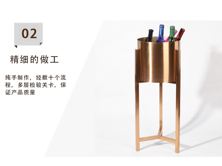 不銹鋼架臺(tái)花盆