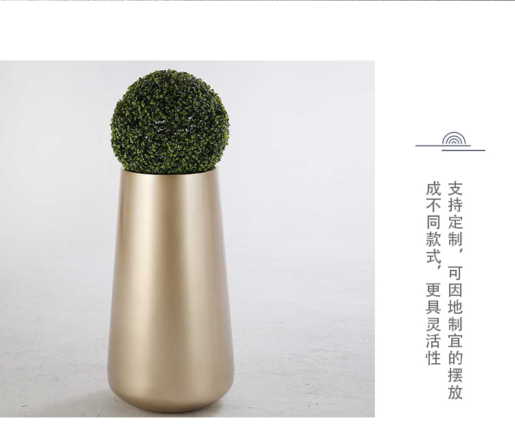 不銹鋼圓底花器