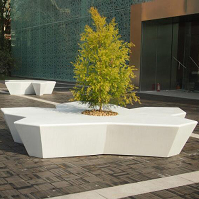 五角星玻璃鋼樹池座椅 五角星玻璃鋼樹池座椅