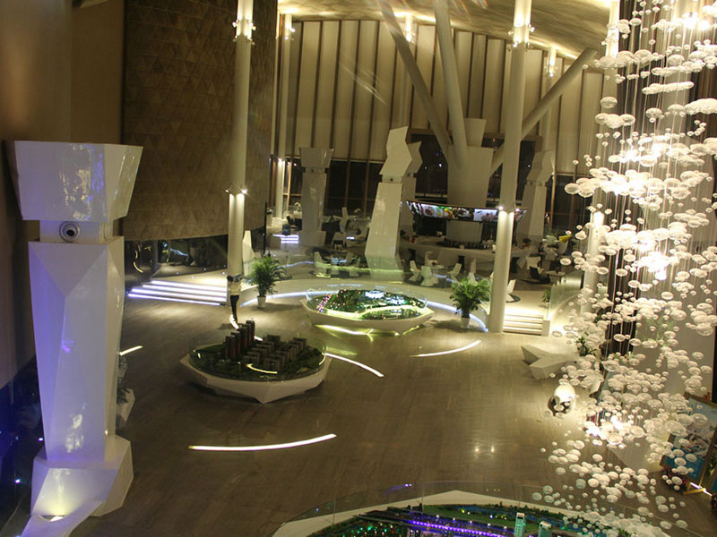 玻璃鋼展臺沙盤