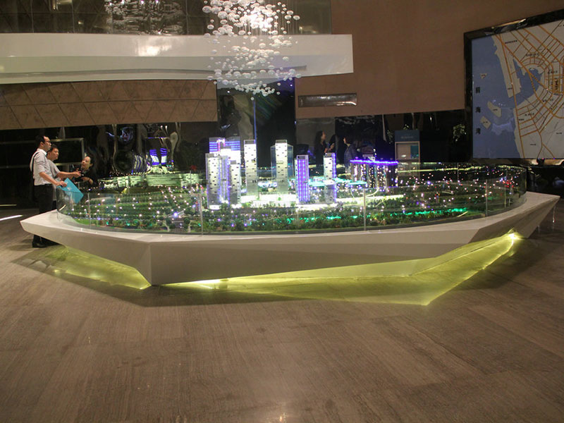 玻璃鋼展臺沙盤