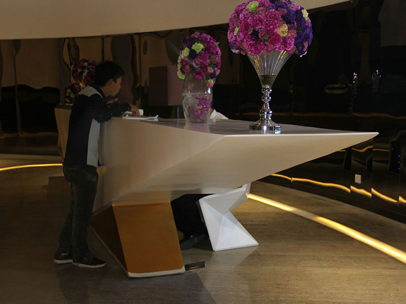 玻璃鋼三角前臺