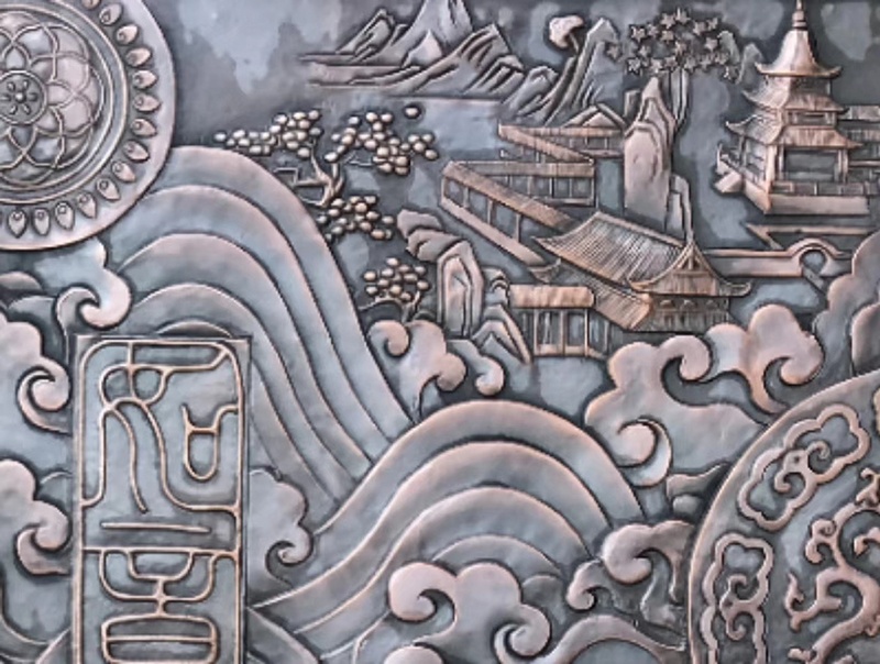 校園放玻璃鋼浮雕，原來是因為這個!