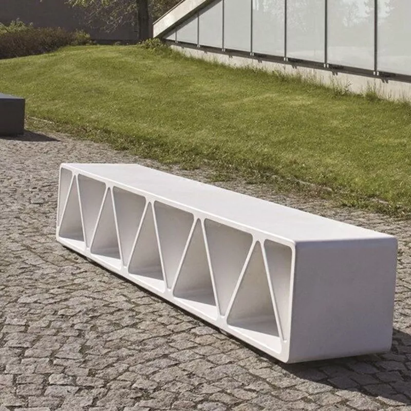 長條玻璃鋼座椅，這些款式有你喜歡的嗎?