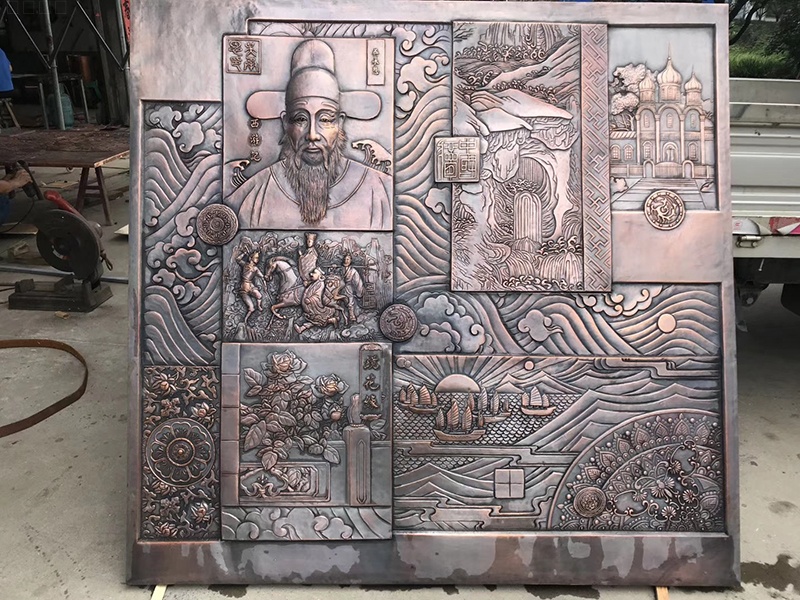 校園放玻璃鋼浮雕，原來是因為這個!