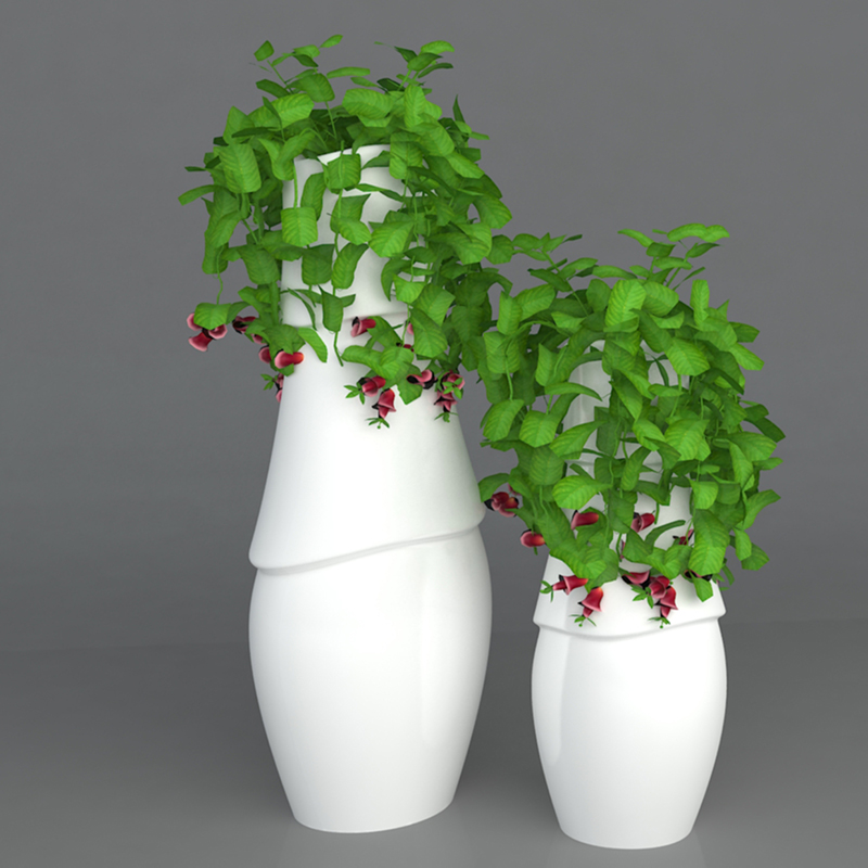 玻璃鋼節(jié)節(jié)高花盆活潑向上，給人正能量!