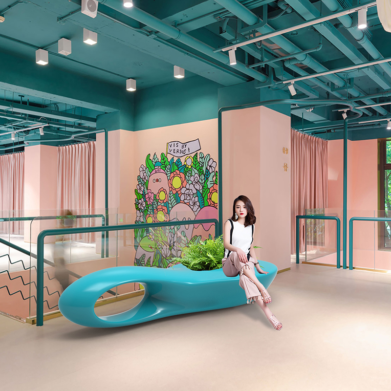 商場(chǎng)玻璃鋼雕塑座椅有什么優(yōu)勢(shì)?