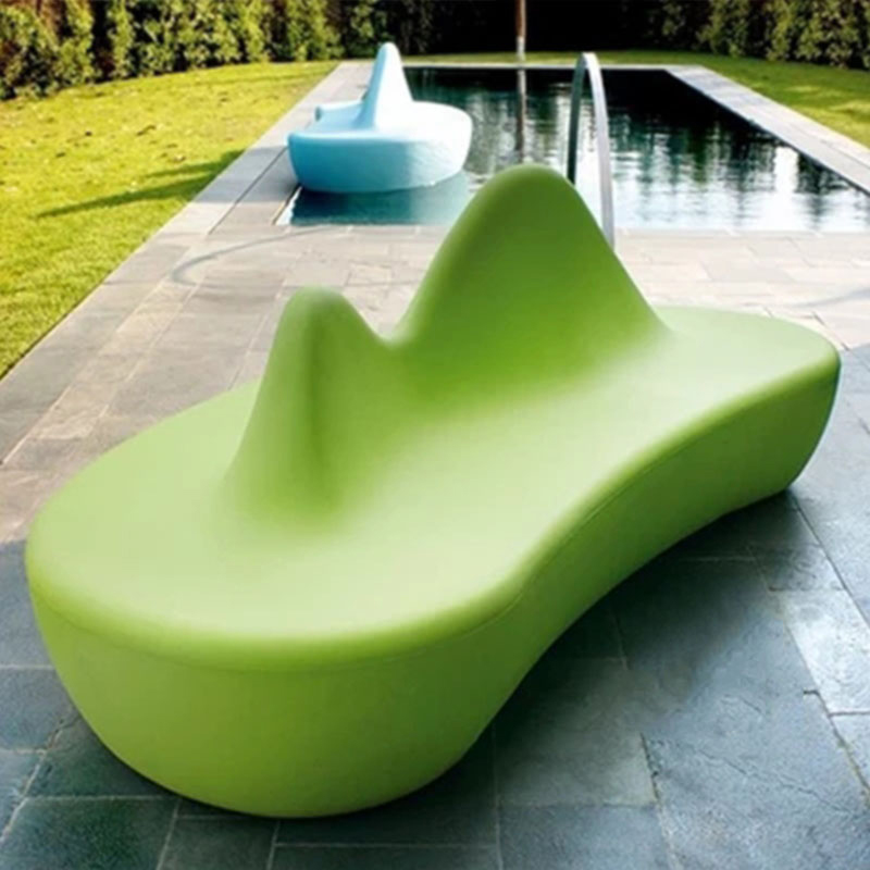 這樣的玻璃鋼休閑座椅，真的是美呆了!