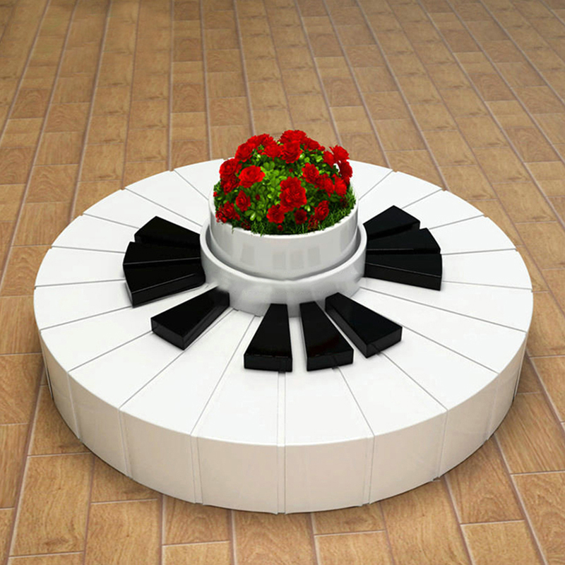 這樣的玻璃鋼休閑座椅，真的是美呆了!