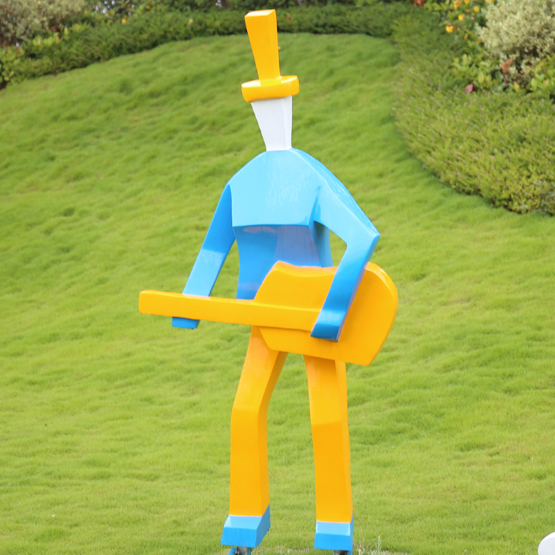 玻璃鋼樂手雕塑，不一般的樂手!