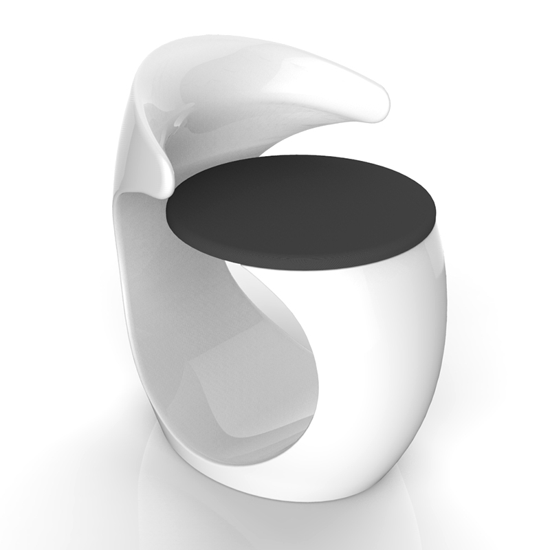 玻璃鋼O型凳，很OK的休閑椅坐凳！