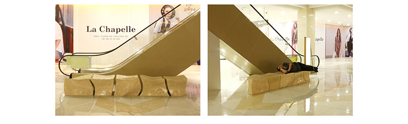 鑫泰中央天城國(guó)際廣場(chǎng)美陳景觀小品花盆座椅案例