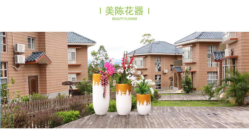 碧桂園潤楊溪谷美陳景觀雕塑小品藝術花盆案例