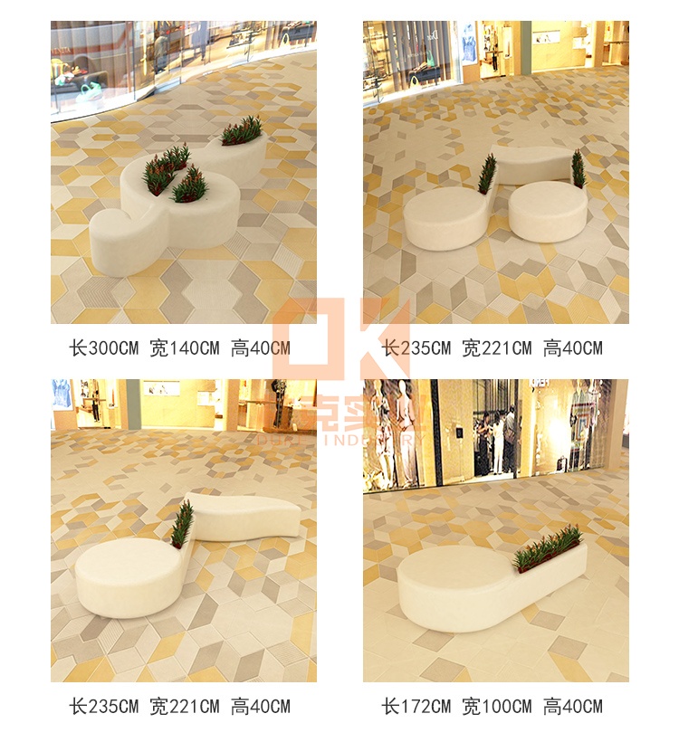 玻璃鋼音樂(lè)符坐凳