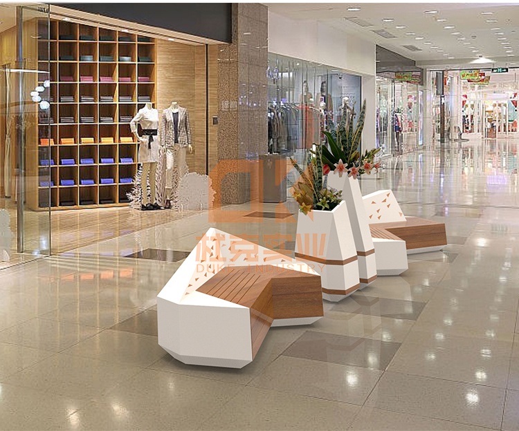 玻璃鋼切面長椅