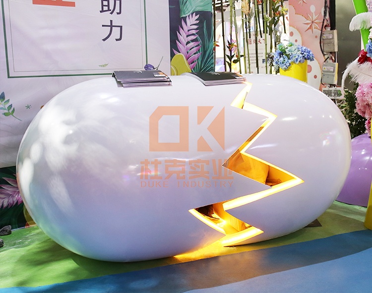 玻璃鋼雞蛋殼前臺(tái)
