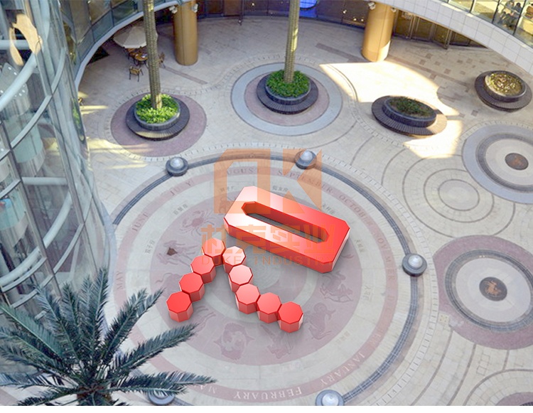 玻璃鋼70周年坐凳戶外景觀造型廣場座椅