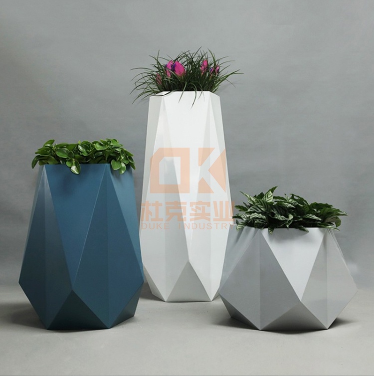 玻璃鋼菱形花器