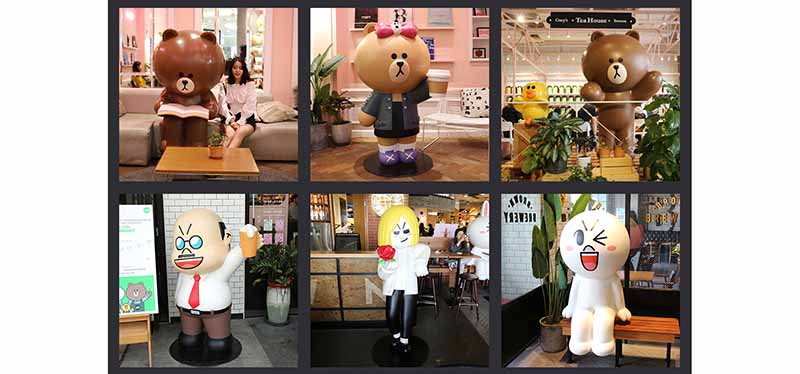 冰河時(shí)代廣場商業(yè)美陳雕塑小品花盆座椅案例