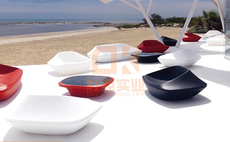 玻璃鋼休閑沙發(fā)茶幾組合