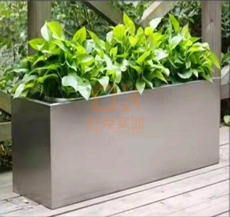 不銹鋼方形花槽
