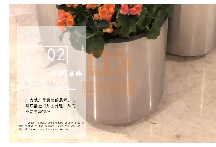 不銹鋼圓柱花器