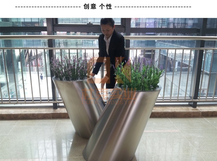不銹鋼傾斜花器