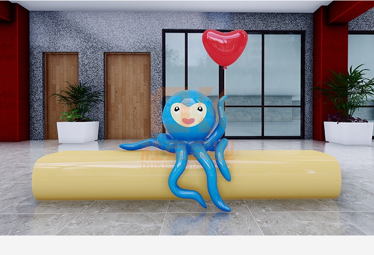 玻璃鋼章魚坐凳