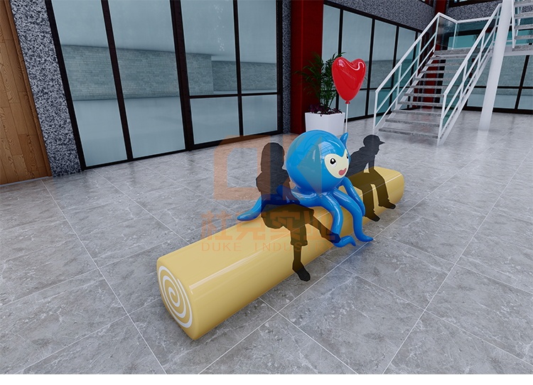 玻璃鋼章魚坐凳