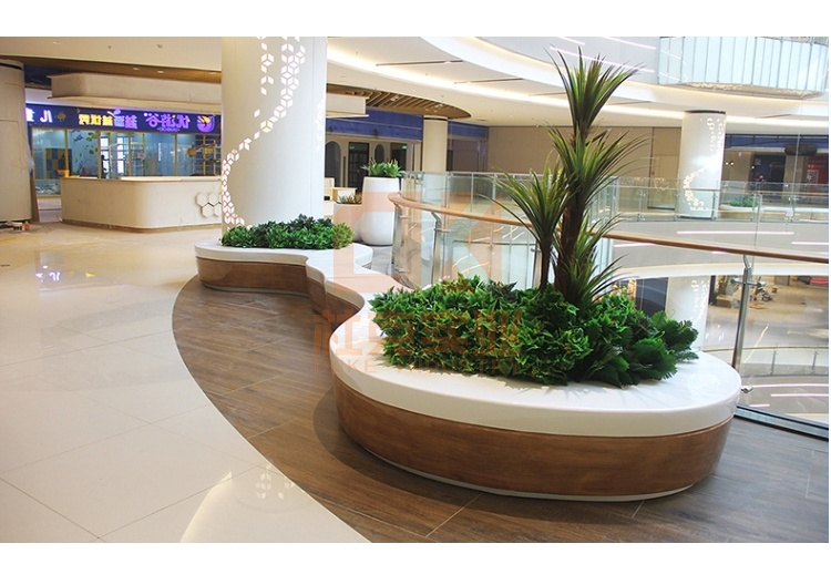 玻璃鋼S形樹池坐凳