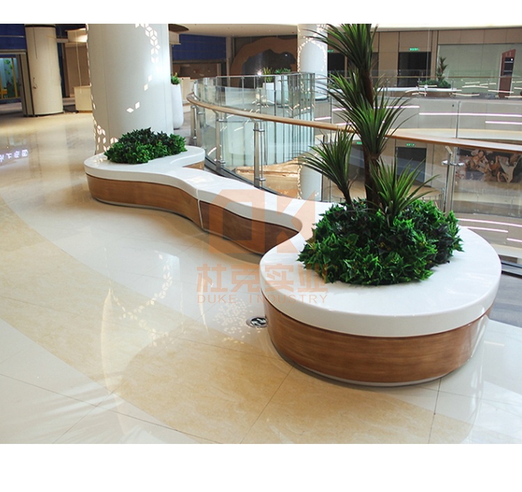 玻璃鋼S形樹池坐凳 玻璃鋼S形樹池坐凳