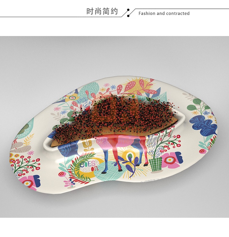 玻璃鋼心形花器座椅