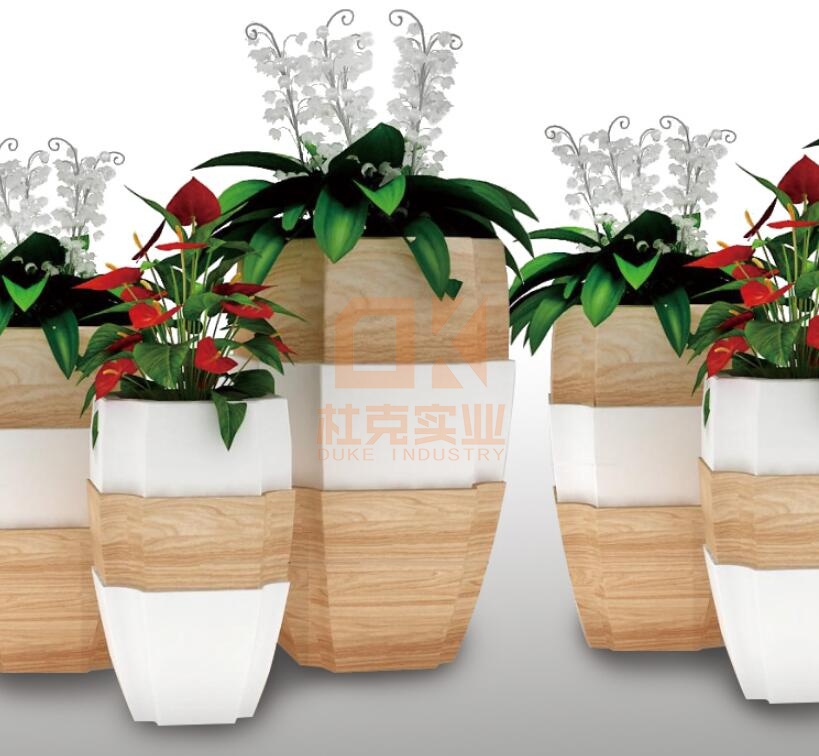 玻璃鋼創(chuàng)意六棱花盆