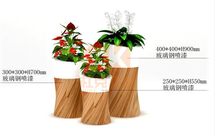 玻璃鋼小蠻腰花瓶