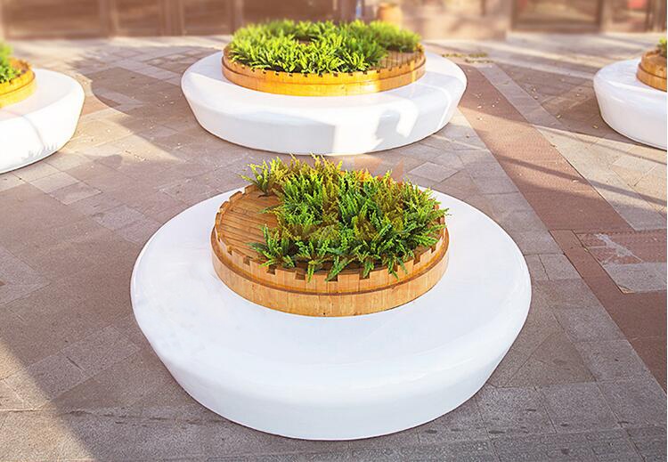 玻璃鋼圓形樹池坐凳 玻璃鋼圓形樹池坐凳