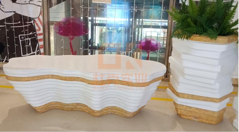 玻璃鋼異形花盆座椅