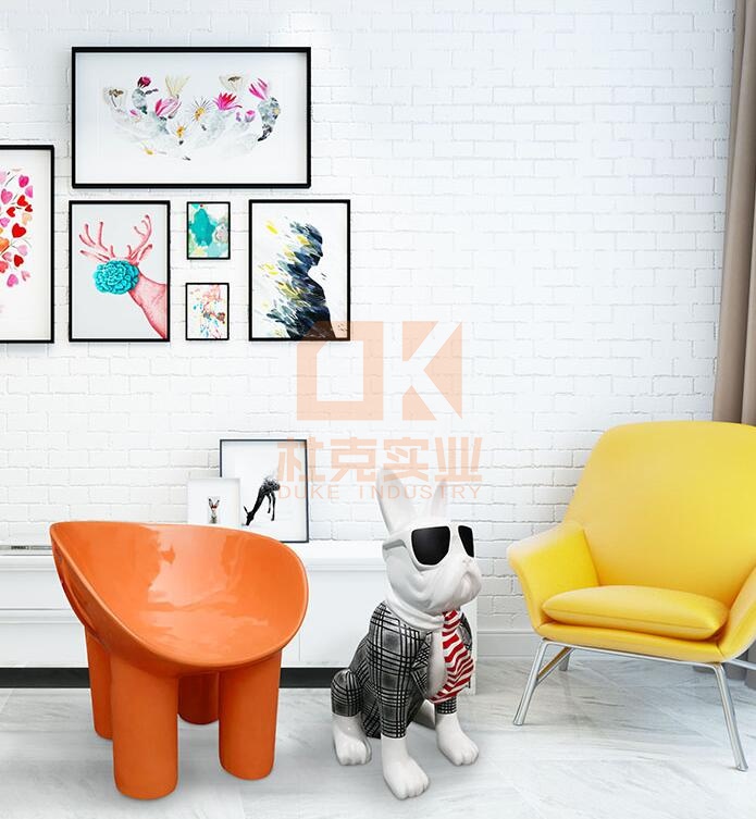 玻璃鋼大象腿椅子