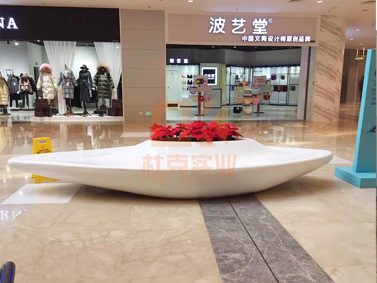 玻璃鋼機(jī)場(chǎng)花盆座椅