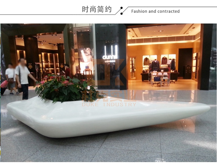 玻璃鋼機(jī)場(chǎng)花盆座椅