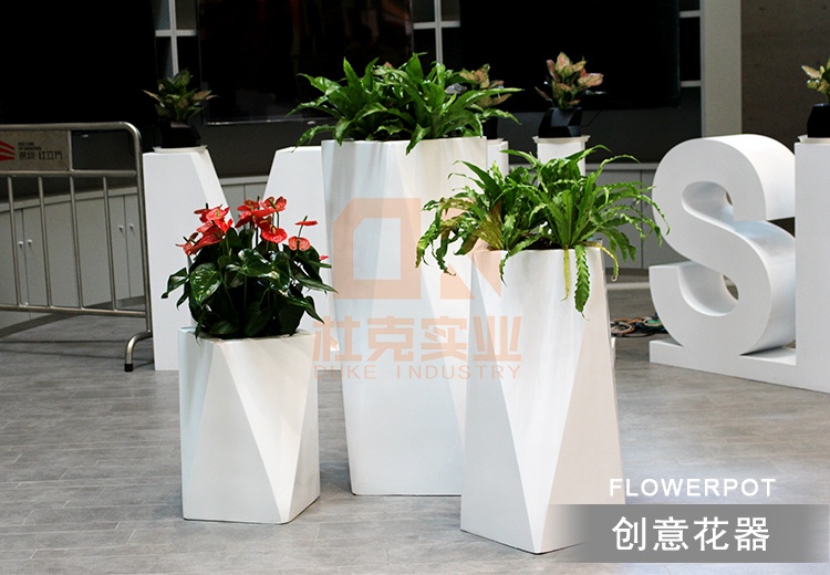 玻璃鋼菱形花盆