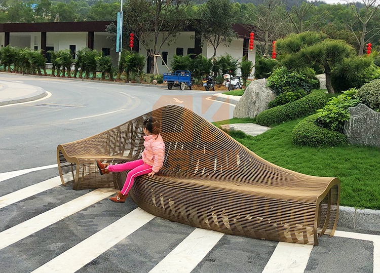 不銹鋼鏤空座椅