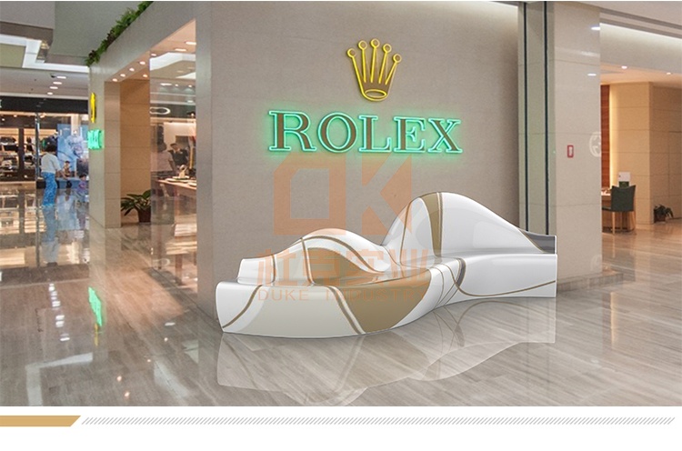 玻璃鋼s彎曲座椅