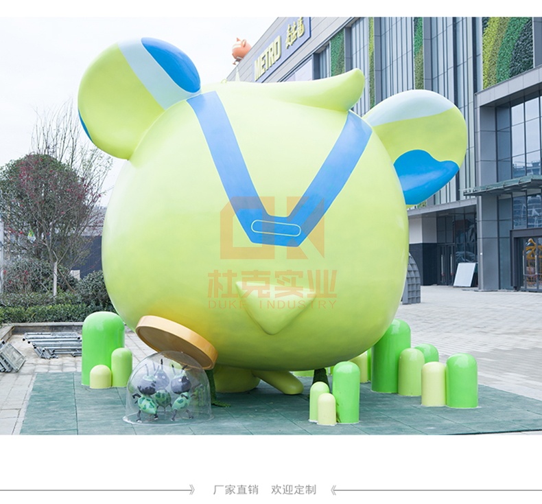 玻璃鋼貓咪雕塑