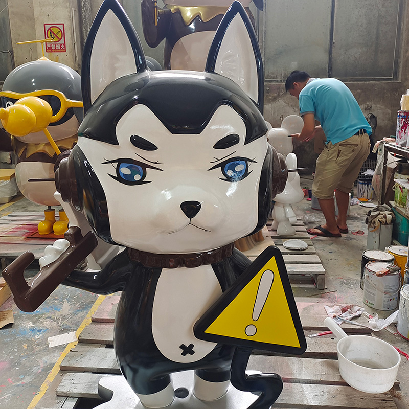 玻璃鋼卡通雕塑藝術(shù)造型街區(qū)景觀(guān)小品擺件