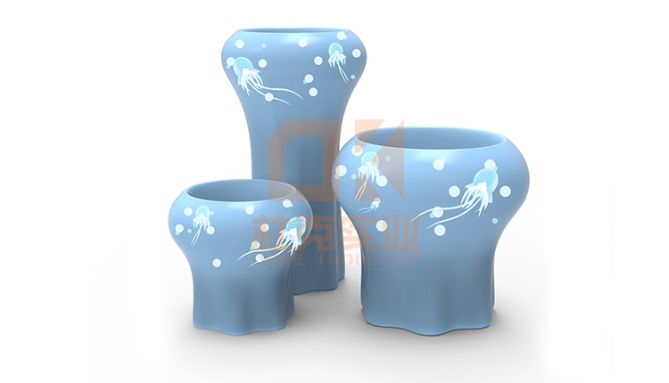 玻璃鋼水母花盆